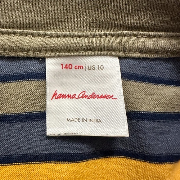 Hanna Andersson | Long Sleeve Striped Tee (10) - Picture 4 of 4